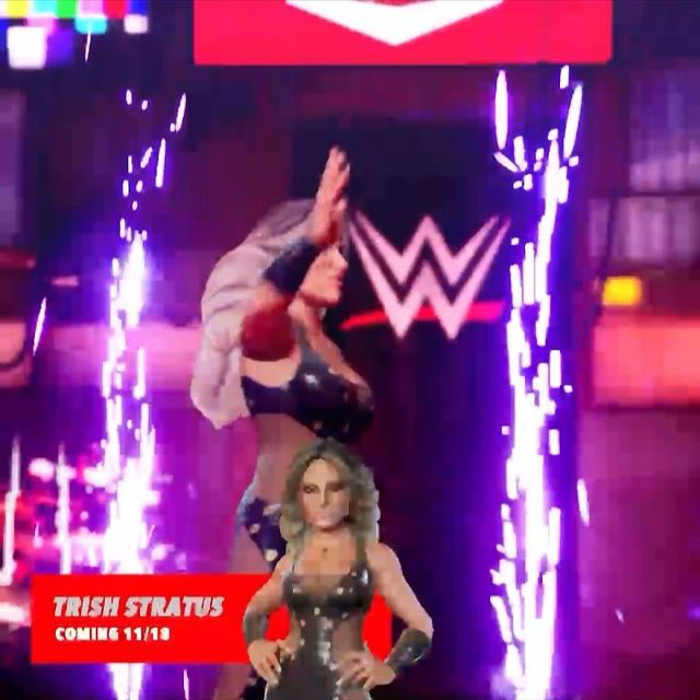 First look at Trish in WWE 2K Battlegrounds