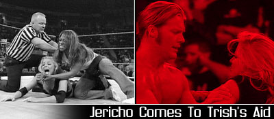 1/5 RAW Results: Jericho Comes to Trish's Aid