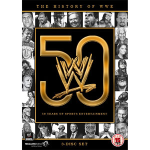 Trish featured on the cover of 'The History of WWE' DVD