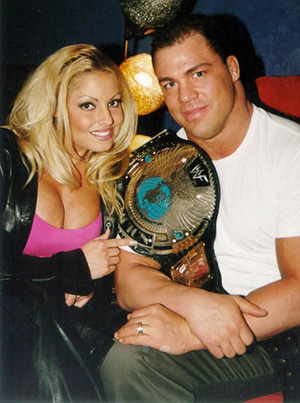 Kurt Angle joins Trish Stratus in Toronto