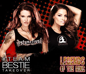 Legends of the Ring 18 proudly announce their platinum attraction - Hall of Famers, rivals, friends ... Trish and Lita together again!
