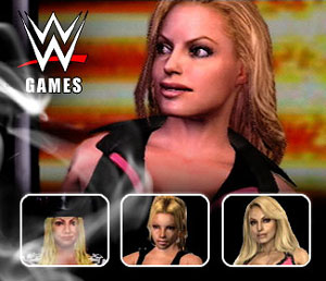 Evolution of Trish Stratus in WWE games