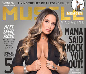 Trish shows off baby bump on latest cover