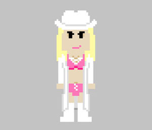 Exclusive: Trish's iconic ring attire reimagined in 8-bit