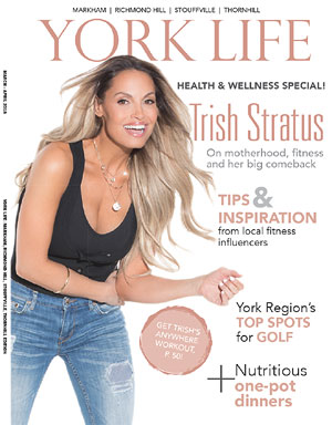 Trish is back and gracing the cover of York Life