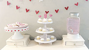 A Valentine's Day party: Trish shares some tips and tricks