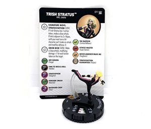 Closer look: Trish Stratus WWE HeroClix figure