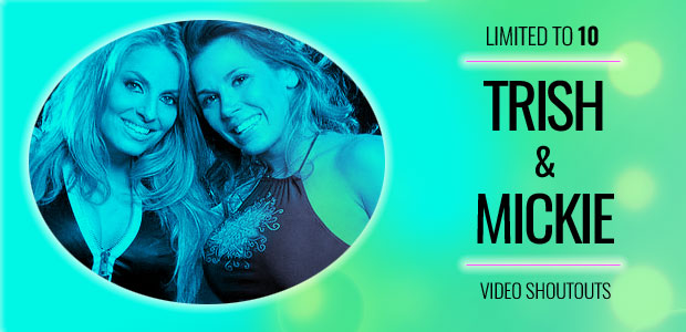Trish Stratus and Mickie James personalized video shoutouts available for a limited time