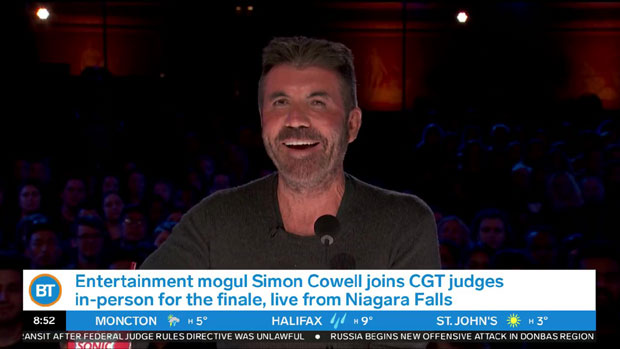 Simon Cowell joins Trish and fellow judges for CGT finale