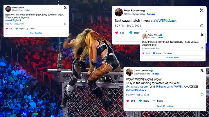 What everyone is saying about last night's steel cage classic