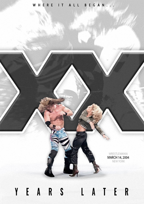 Trish Stratus slaps Chris Jericho at WrestleMania XX